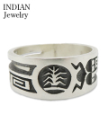 Hopi Overlay Silver Ring Lucion Koinva