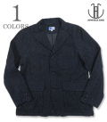 Tweed Denim Classic Tailored Jacket