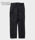 ORGUEIL Black Linen Trousers