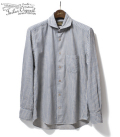ORGUEIL Blue Stripe Windsor Collar Shirt