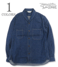 SHAWL COLLAR DENIM WORK SHIRT