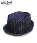 SUGAR CANE WABASH STRIPE PORKPIE HAT
