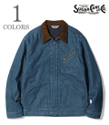 BROKEN DENIM × CORDUROY PADDED WORK JACKET