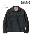14.25oz. BLACK DENIM JACKET 1953 MODEL