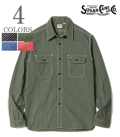 SUGAR CANE シュガーケーン 長袖|ジーンコード|ワークシャツ『JEAN CORD WORK SHIRT』【アメカジ・ワーク】SC25511
