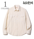 SUGAR CANE シュガーケーン 長袖|シャンブレーシャツ『WHITE CHAMBRAY WORK SHIRT』【アメカジ・ワーク】SC27851
