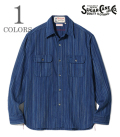 5.5oz. INDIGO STRIPE WORK SHIRT