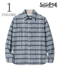 5oz. INDIGO CHECK WORK SHIRT