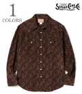 PRINTED CORDUROY WESTERN SHIRT