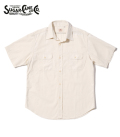 SUGAR CANE シュガーケーン 半袖|シャンブレー|ワークシャツ『WHITE CHAMBRAY WORK SHIRT』【アメカジ・ワーク】SC37942