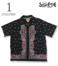 NATIVE AMERICAN BANDANA PRINT OPEN SHIRT