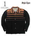 Mid 1950s Style Corduroy Sports Shirt Stripe