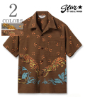 DOBBY COTTON OPEN SHIRT LEOPARD