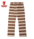 BROWN PRISONER PANTS