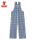 1930'S INDIGO BLUE and WHITE CHECK OVERALL