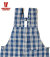 1930'S INDIGO BLUE and WHITE CHECK OVERALL