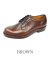 WHEEL ROBE PLAIN TOE BLUCHER
