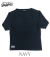 Jacquard Knit-Like Half Sleeve Tee