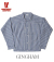 WAREHOUSE INDIGO CHECK ROUND COLLAR JACKET