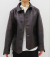 WAREHOUSE SHORT TYPE LEATHER CAR CORT