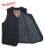 CUSHMAN BLACK CHAMBRAY WORK VEST 