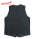 CUSHMAN BLACK CHAMBRAY WORK VEST 