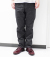 CUSHMAN BLACK CHAMBRAY TROUSERS TIGHT STRAIGHT