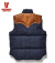 INDIGO HBT DOWN VEST