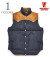 LIGHT OUNCE DENIM DOWN VEST
