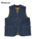 Cruiser Vest, 9.5 oz Indigo Denim