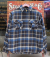 NEP TWILL CHECK HALF ZIP WORK SHIRT