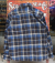 NEP TWILL CHECK HALF ZIP WORK SHIRT