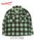 CHECK PRINT NEL OPEN COLLAR SHIRT