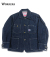 SUPER BIG CAT Railroad Jacket, Indigo Denim