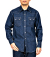 Cats Family Western Shirt, 9.5 oz Indigo Denim