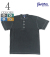 HENLEY NECK T-Shirt Pigment