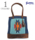 INDIA RUG LEATHER TOTE