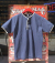 Trim 3B Henley Neck T-Shirt