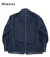 Deluxe Railroad Jacket, 12 oz, Grey Back Indigo Herringbone