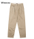 Officer Trousers, 2 Tuck, Khaki No-1