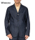 Lounge Jacket, Indigo Herringbone