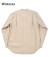 Band Collar Shirt, Ecru Linen