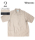 Open Collar Shirt, Ecru Linen