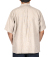 Open Collar Shirt, Ecru Linen