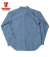 WAREHOUSE CHAMBRAY SHIRTS WITH ELBOW PATCH