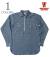 HALF ZIP CHAMBRAY WORK SHIRTS