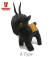 GENUINE LEATHER MASCOT DOLL  USNA GOAT