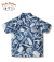 INDIGO 抜染 Aloha Shirt