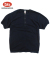 UES INDIGO HENLEY NECK TEE