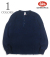 INDIGO BIG WAFFLE HENLEY T-SHIRT